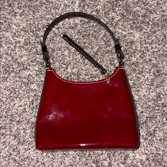 Dooney & Bourke Red Bitsy Handbag - Picture 2 of 2